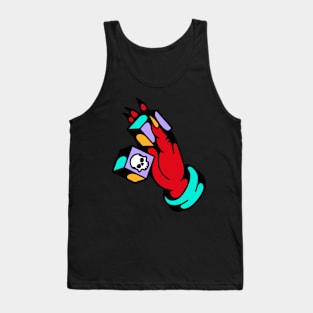 hand devil and dice skull Tank Top